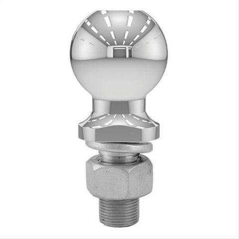 CURT Hitch Balls 40005 Ball, Chrome, 2 5/16 in. Ball, 1 in. Diameter Shank, 2.125 in. Length Shank, 7,500 lbs., Each