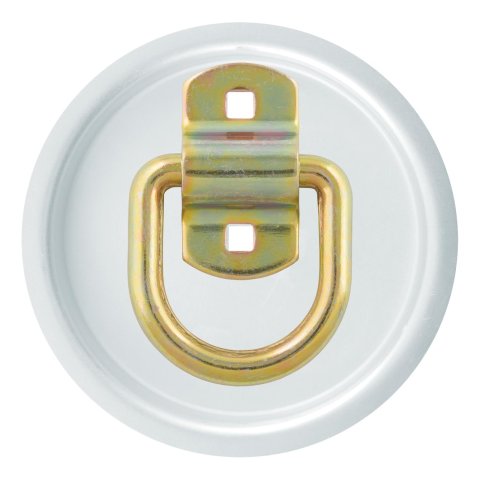 CURT Forged D-Rings 83740 Cargo Tie Down, D-Ring, Steel, Zinc Plated, 11,000 lb. Capacity, Each