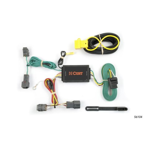 CURT Custom Wiring Connector Harnesses for 2009 BORREGO - 56104 Vehicle Towing Harness Adapter, T-Connector