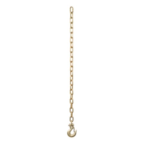 CURT Safety Chain Assemblies 80303 Chain, Steel, Zinc Plated, 12,600 lb. Break Force, 35 in. Length, Clevis Hook Ends, Each