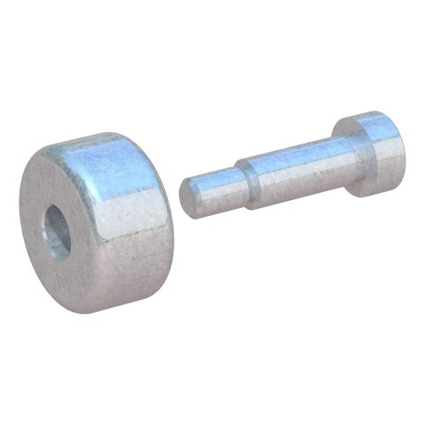 CURT Replacement Wheels for R-series Fifth Wheel Rollers 19217 Hitch Components, R-Series Roller Wheel, Kit