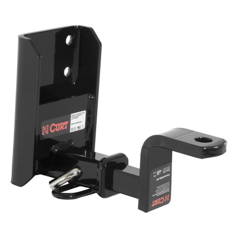 CURT Class 2 Receiver Hitch 121813 Trailer Hitch, II, 1-1/4 in. Receiver, Black, Powdercoated, Isuzu, Mitsubishi, Toyota, Each
