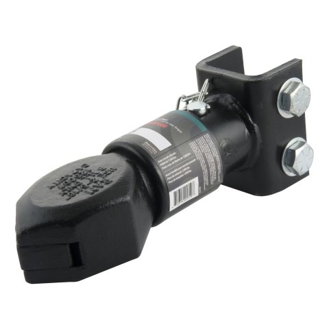 CURT Adjustable Sleeve-Lock Channel Couplers 25319 Trailer Coupler, Channel, Adjustable, Steel, Black, 1,050 lbs. Tongue Weight, 7,000 lbs Gross Load