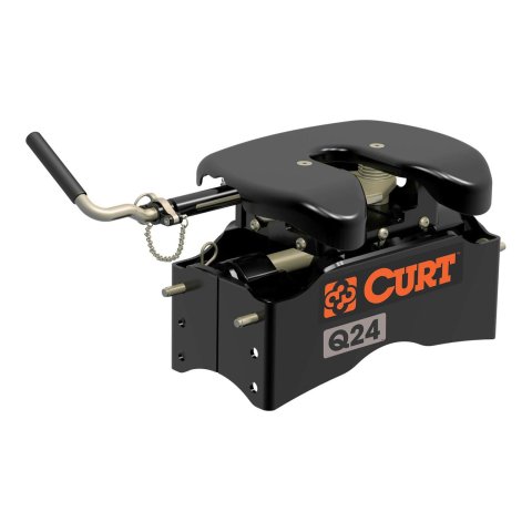 CURT Q24 Fifth Wheel Trailer Hitches 16095 Hitch 2020-2020 Silverado 2500 HD 8' Bed with 5th Prep 3500 HD 8' Bed Sierra 2500 HD 8' Bed Sierra 3500 HD 8' Bed Whith Package