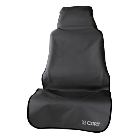 Curt Manufacturing Seat Covers 18501 Cover, Defender 58" X 23" Removable Waterproof Black Bucket Cover