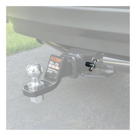 CURT Receiver Pins and Clips 23582 Hitch Pin, 5/8 in. Diameter, Stainless Steel, Natural, Kit