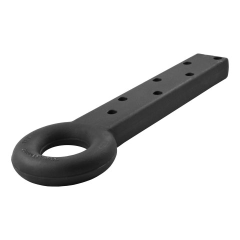CURT Forged Alloy Flat Drawbars 48510 Lunette Eye, 22,000 lbs. GTW, 3 in. Eye Diameter, 13 in. Base Length, 3 in. Base Width, Steel, Black, Each