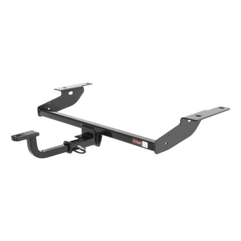 CURT Class 1 Receiver Hitch 110653 Trailer Hitch, I, 1/4 in. Receiver, Black Powdercoated, Volvo, Each