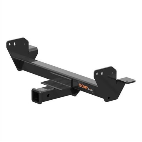CURT Receiver Hitches for 2017-2025 F-250 SUPER DUTY, F-350 2017-2019 F-450 DUTY - 31078 Hitch, Front Location, 2 in. Receiver, Square Tube Welded, Black Powdercoated, Ford, Each