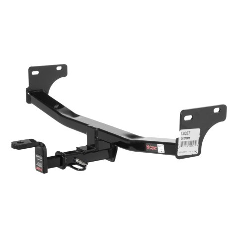 CURT Class 2 Receiver Hitch 120573 Hitch, II, 1 1/4 in. Receiver, Black, Jeep, Each