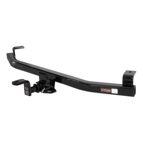CURT Class 1 Receiver Hitch 112623 Trailer Hitch, I, 1/4 in. Receiver, Black Powdercoated, for Kia, Each