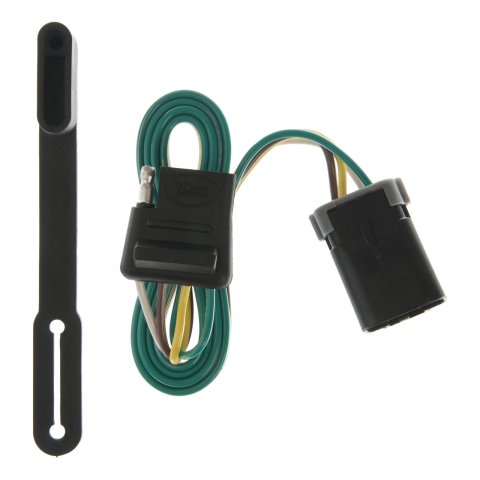 CURT Custom Wiring Connector Harnesses for 1999-2000 RAM 1500 VAN, 2500 3500 VAN - 55368 Vehicle Towing Harness Adapter, T-Connector, 2-Wire System, Dodge, Each