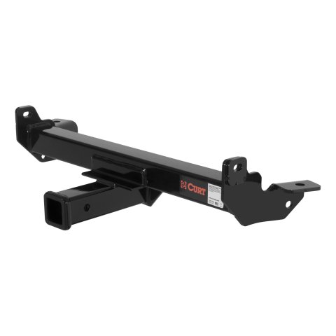 CURT Class 3 Receiver Hitch 31108 Trailer Hitch, III, Front Receiver, 2 in. Receiver, Black, Square Tube, Chevy/GMC, Each