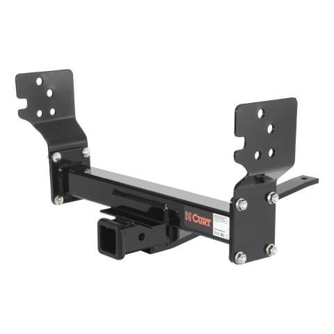 CURT Class 3 Receiver Hitch 31322 Trailer Hitch, III, Front Receiver, 2 in. Receiver, Black, Square Tube, Chevy/GMC, Each