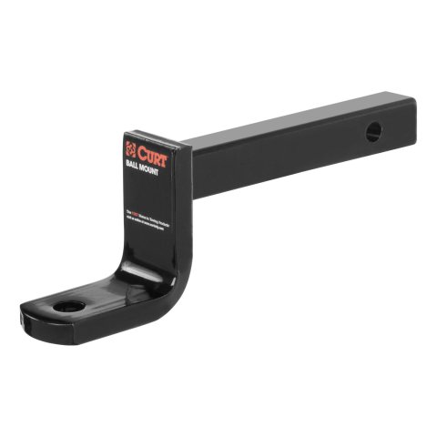 CURT Powdercoated Ball Mounts 45016 Receiver Hitch Mount, Mount, 9 3/8 in. Length