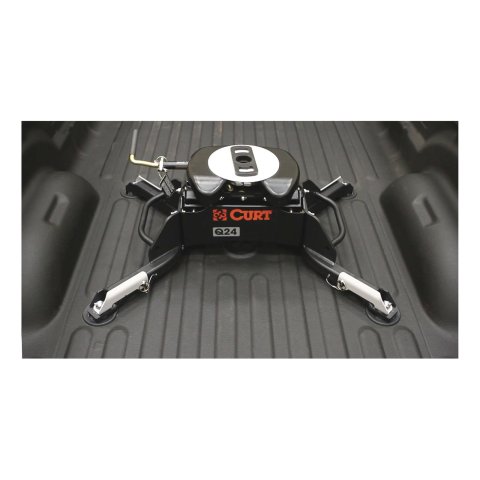 CURT E16 Fifth Wheel Trailer Hitches for 2011-2025 2500, 3500 - 16041 Hitch, Wheel, E16, Carbide Powdercoated, Ram, Kit
