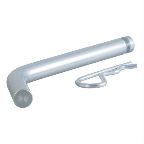 CURT Receiver Pins and Clips 21506 Hitch Pin, 0.625 in. Diameter with Groove, Fits 2.500 in or 3.000 in. Tubes, Steel, Zinc Plated, Each