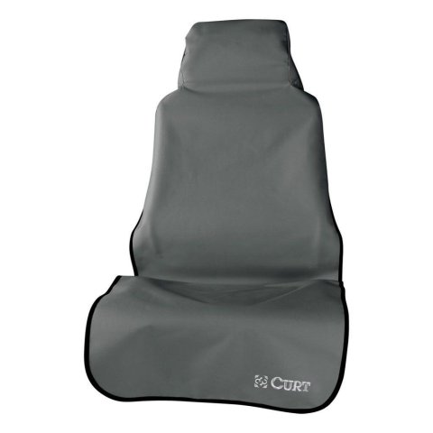 Curt Manufacturing Seat Covers 18500 Cover, Defender 58" X 23" Removable Waterproof Grey Bucket Cover
