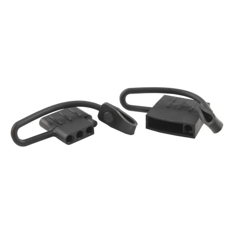CURT Trailer Connector Dust Covers 58761 Covers, 4-way Flat, Rubber, Black, Kit