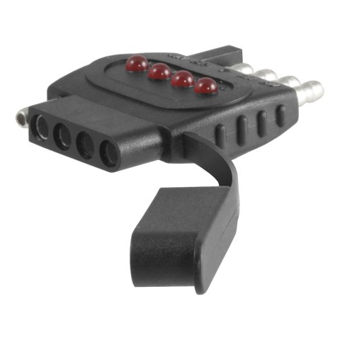 CURT LED Connector Testers 57505 Circuit Tester, 5-Way Flat Connector, Each