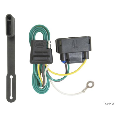 CURT Custom Wiring Connector Harnesses for 2010-2019 F-150 - 56110 Adapter, Vehicle Towing Harness, 4-Way Flat, Ford, Each