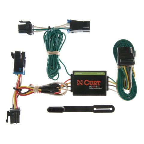 CURT Custom Wiring Connector Harnesses 55377 Vehicle Towing Harness Adapter, T-Connector, 3-Wire System, Converter, Chevy/GMC, Each