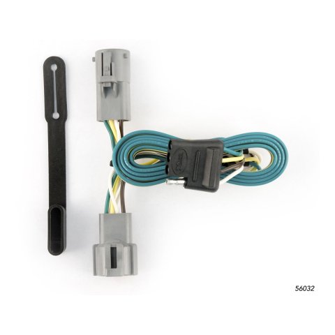 CURT Custom Wiring Connector Harnesses for 2003-2007 F-250 SUPER DUTY, F-350 DUTY - 56032 Vehicle Towing Harness Adapter, T-Connector, 2-Wire System, Ford, Each
