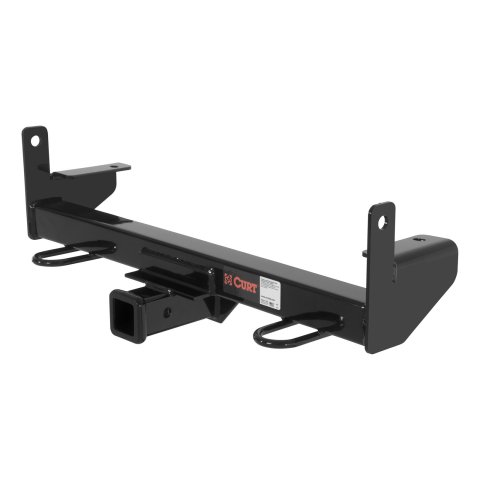 CURT Class 3 Receiver Hitch 31221 Trailer Hitch, III, Front Receiver, 2 in. Receiver, Black, Square Tube, Chevy/GMC, Each
