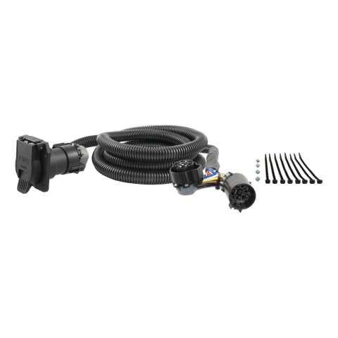 CURT Custom Wiring Connector Harnesses 56070 Vehicle Towing Harness Adapter, T-Connector, Chevy, Ford, GMC, for Nissan, Each