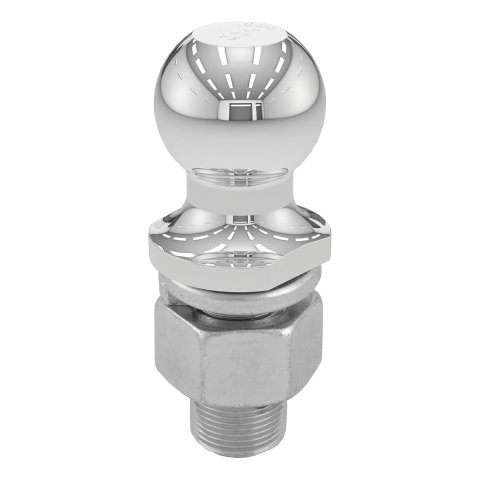 CURT Hitch Balls 40069 Ball, Chrome, 2 in. Ball, 1.250 in. Diameter Shank, 2.625 in. Length Shank, 10,000 lbs., Each