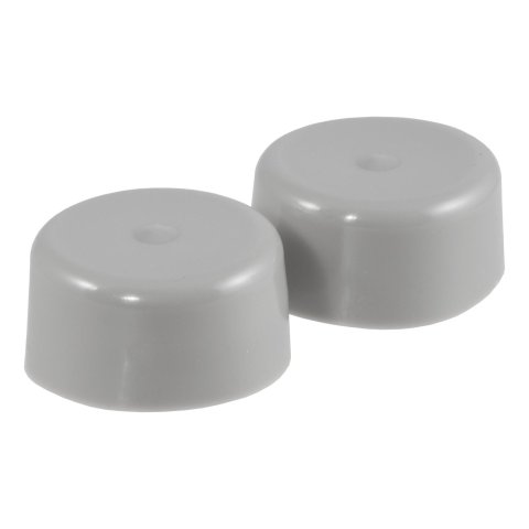 CURT Wheel Bearing Protector Dust Covers 23178 Cover, Rubber, Gray, 1.78 in. Diameter, Pair