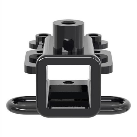 CURT Class 3 Receiver Hitch 13419 Hitch, Rear, 3, 2 in. Square, Square Tube Welded, Black Powdercoated, Ram, Without Factory Receiver, Each
