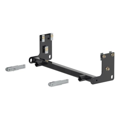 CURT Custom Tow Bar Base Plates for 2007-2017 WRANGLER, 2018 WRANGLER JK - 70110 Adapter Bracket, Plate, Steel, Black Powdercoated, Jeep, Kit