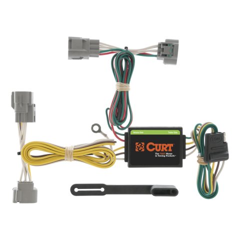 CURT Custom Wiring Connector Harnesses for 1993-1998 T100, 2005-2015 TACOMA - 55513 Vehicle Towing Harness Adapter, T-Connector, 3-Wire System, Converter, Toyota, Each