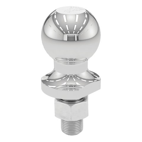 CURT Hitch Balls 40061 Ball, Chrome, 1 7/8 in. Ball, 0.750 in. Diameter Shank, 1.625 in. Length Shank, 2,000 lbs., Each