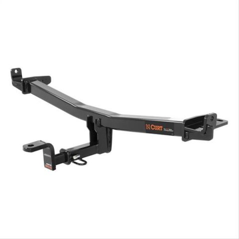 CURT Class 2 Receiver Hitch 121483 Trailer Hitch, II, 1 1/4 in. Receiver, Black Powdercoated, Audi, Each