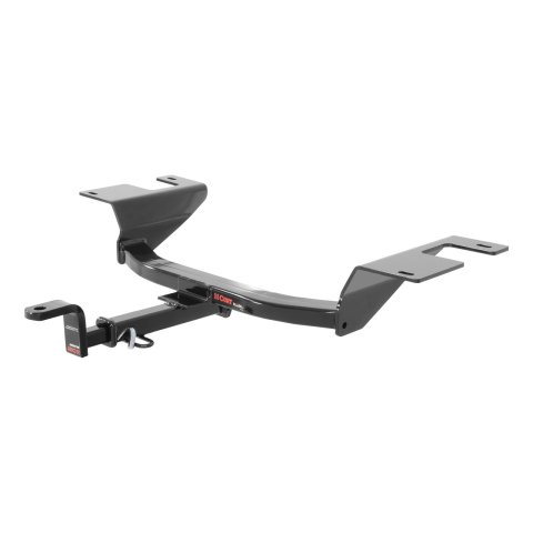 CURT Class 1 Receiver Hitch 114413 Hitch, I, 1/4 in. Receiver, Square Tube Welded, Black Powdercoated, with Old-Style Ball Mount, Buick, Cascada, Each