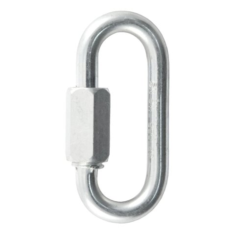 CURT Trailer Safety Chain Quick Links 82611 Chain, Link, Steel, Zinc Plated, 1/4 in. Diameter, 880 lb. Break Force, Each