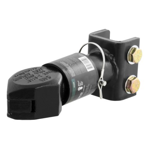 CURT Adjustable Sleeve-Lock Channel Couplers 25329 Trailer Coupler, Channel, Adjustable, Steel, Black, Each