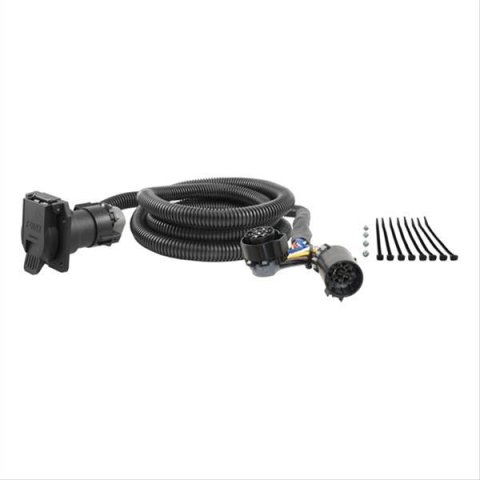 CURT Custom Wiring Connector Harnesses 57008 Trailer Wire Connector, T-Connector, 7-Way RV, Ford, Each