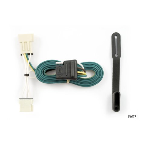 CURT Custom Wiring Connector Harnesses 56077 Vehicle Towing Harness Adapter, T-Connector, 2-Wire System, Buick, Chevy, Saturn, Each