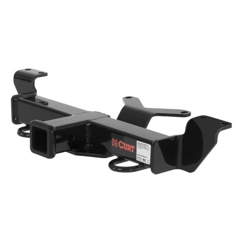 CURT Class 3 Receiver Hitch 33328 Trailer Hitch, III, Front Receiver, 2 in. Receiver, Black, Square Tube, for use on Honda®, Each