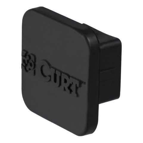 CURT Hitch Tube Covers 22271 Receiver Cover, 1-1/4 in. x 1-1/4 in., Rubber, Black, Universal, Each