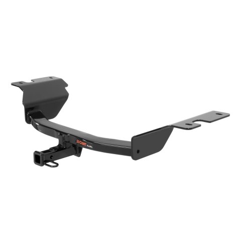 CURT Class 1 Receiver Hitch 11281 Trailer Hitch, I, 1/4 in. Receiver, Black Powdercoated, Dodge, Each