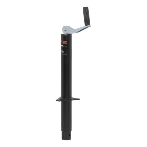 CURT A-Frame Jacks 28203 Trailer Jack, A-Frame, 2,000 lb. Capacity, 15 in. Travel, Steel, Painted, Top Wind, Each