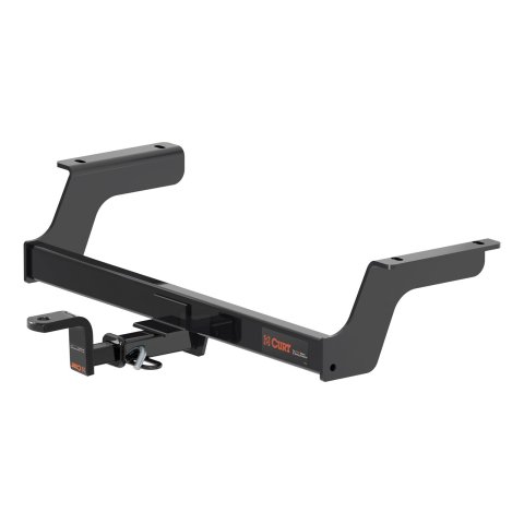 CURT Class 2 Receiver Hitch 121843 Hitch, II, 1-1/4 in. Receiver, Black Powdercoat, Square Tube, Subaru, Each