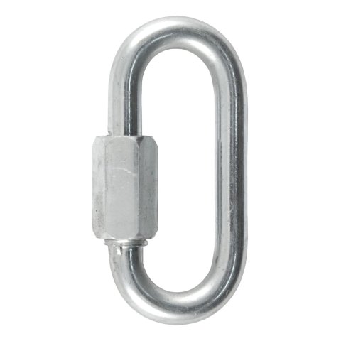 CURT Trailer Safety Chain Quick Links 82901 Chain, Link, Steel, Zinc Plated, 5/16 in. Diameter, 1,760 lb. Break Force, Each
