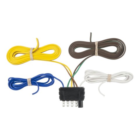 Curt Manufacturing Vehicle Towing Harness Adapters 58541 5-FLAT TRAILER END 4