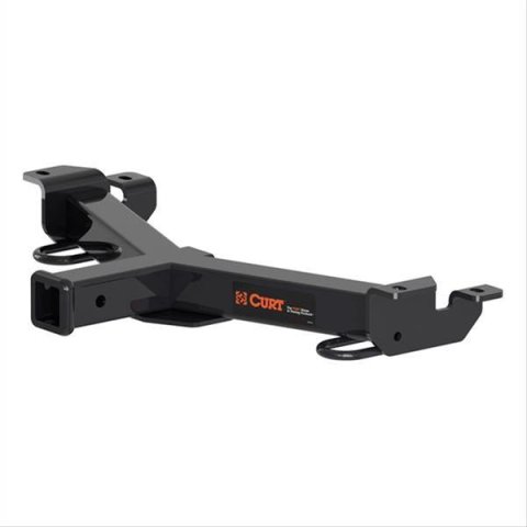 CURT Receiver Hitches 31082 Hitch, Front Location, 2 in. Receiver, Square Tube Welded, Black Powdercoated, Each