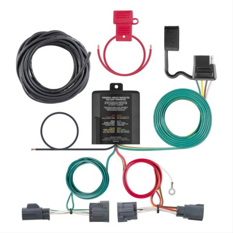 CURT Custom Wiring Connector Harnesses 56334 CUSTOM VEHICLE TO TRAILER WIRING JEEP LIBERTY 2008 2012